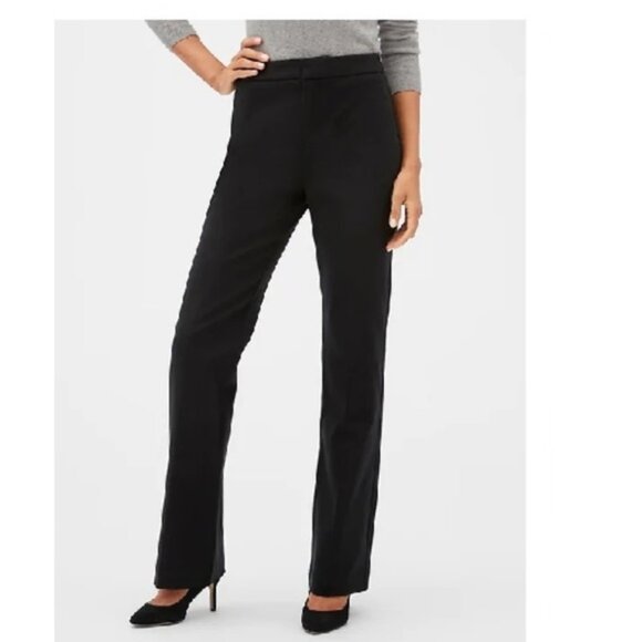 GAP Factory Pants - NWT Gap High Rise Slim Boot Pants 2 Black c873